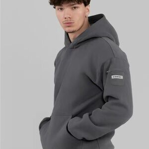 XL Comfort Travel Essentials Hoodie in Steel Gray